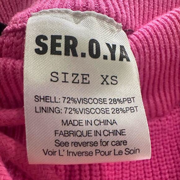 SEROYA - Saph Knit Cargo Pants (Pink) - Picture 6 of 11